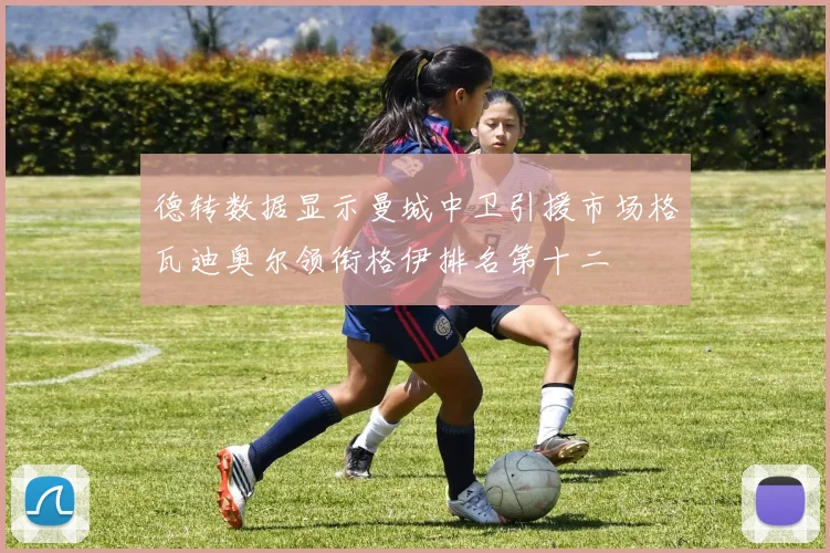 德转数据显示曼城中卫引援市场格瓦迪奥尔领衔格伊排名第十二